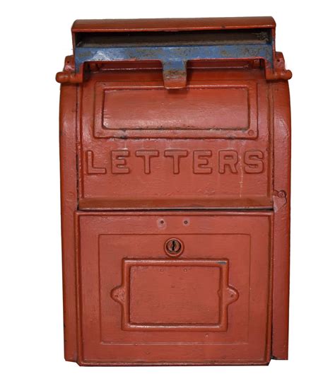 old metal post office box|antique cast iron mailbox.